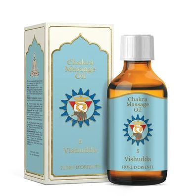 Massageöl 5. Chakra Vishuddha -- 100ml