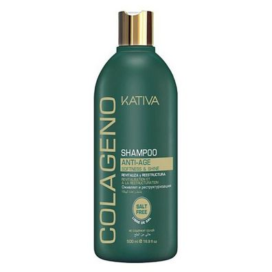 Feuchtigkeitsspendendes Shampoo Colágeno Kativa [500 ml] [500 ml]