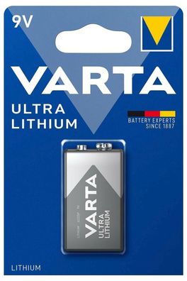 Varta Batterie 'Ultra Lithium', 9V-Block, 1 Stück