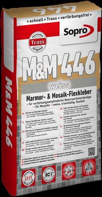Sopro MFK 446 Marmor Naturstein Kleber FlexKleber 25 kg Fliesenkleber NEU Frisch