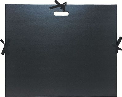 Exacompta Zeichnungsmappe 500 x 720 mm Karton schwarz