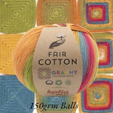 150g "Fair Cotton Granny" - 100% organische Baumwolle