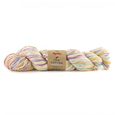 100g "Fair Cotton Hand Dyed" - umweltfreundlicher, schadstofffreier Bio-Baumwolle