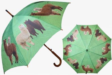 1 Regenschirm Alpakas, Lamas, Automatikschirme Stockschirme Schirm Schirme Tier Tiere