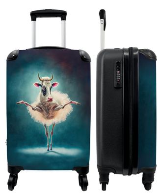Koffer - Handgepäck - Kuh - Rock - Ballett - Tiere - Porträt - Trolley - Rollkoffer -