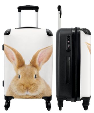 Großer Koffer - 90 Liter - Kaninchen - Kinder - Tiere - Trolley - Reisekoffer