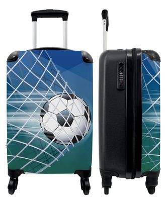 Koffer - Handgepäck - Fußball - Tor - Netz - Schießen - Jungen - Trolley - Rollkoffer