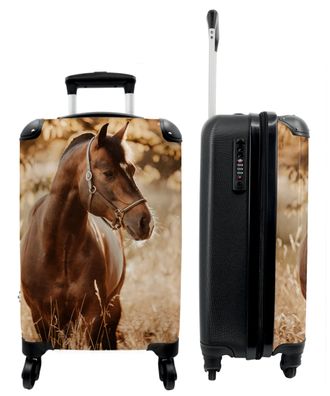 Koffer - Handgepäck - Pferd - Natur - Braun - Mädchen - Trolley - Rollkoffer - Kleine