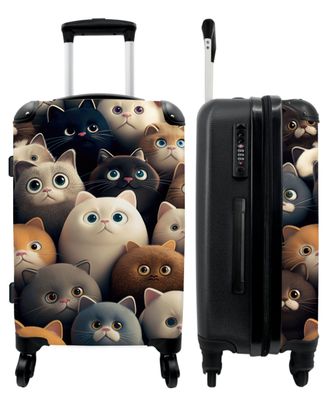 Großer Koffer - 90 Liter - Katzen - Tiere - Katze - Design - Trolley - Reisekoffer