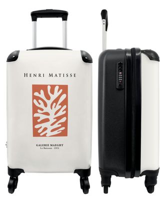 Koffer - Handgepäck - Henri Matisse - Kunst - Koralle - Abstrakt - Terrakotta -