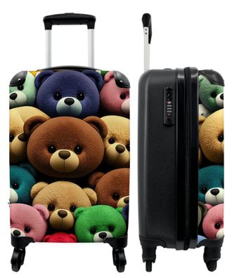 Koffer - Handgepäck - Teddybär - Teddy - Entwurf - Trolley - Rollkoffer - Kleine