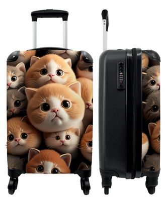Koffer - Handgepäck - Katzen - Haustiere - Kätzchen - Design - Trolley - Rollkoffer -