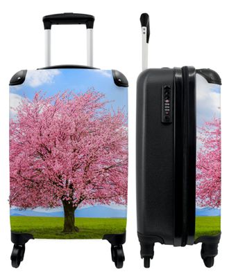 Koffer - Handgepäck - Sakura - Blütenbaum - Frühling - Rosa - Landschaft - Trolley -