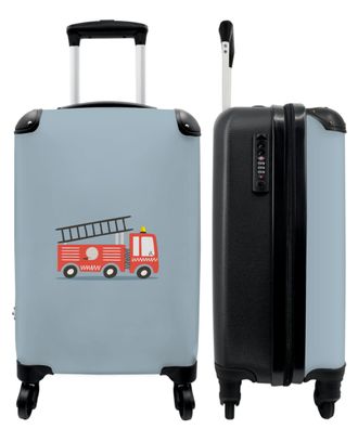 Koffer - Handgepäck - Feuerwehr - Auto - Fahrzeug - Jungen - Kinder - Trolley -
