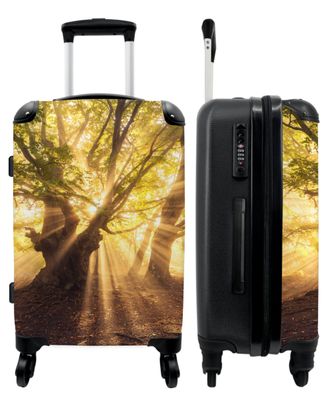 Großer Koffer - 90 Liter - Bäume - Natur - Grün - Herbst - Trolley - Reisekoffer