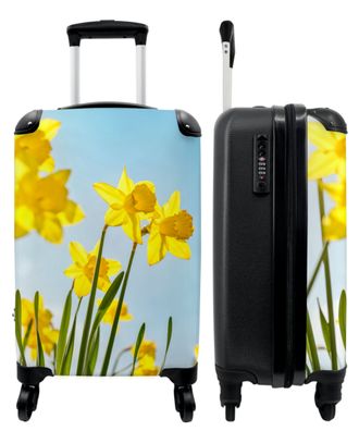 Koffer - Handgepäck - Blumen - Narzisse - Gelb - Frühling - Botanisch - Trolley -