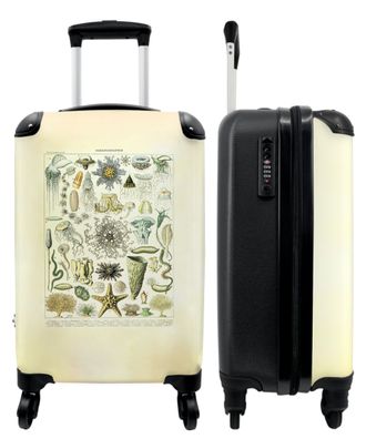 Koffer - Handgepäck - Vintage - Illustration - Tiere - Koralle - Natur - Trolley -