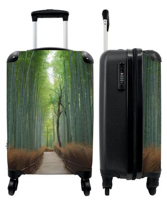 Koffer - Handgepäck - Bäume - Weg - Bambus - Gras - Trolley - Rollkoffer - Kleine