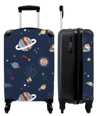 Koffer - Handgepäck - Weltraum - Planeten - Kinder - Jungen - Trolley - Rollkoffer -