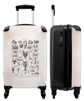 Koffer - Handgepäck - Vintage - Hummer - Meerestiere - Illustration - Kunst - Trolley