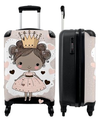 Koffer - Handgepäck - Prinzessinnen - Kleid - Kinder - Mädchen - Trolley - Rollkoffer