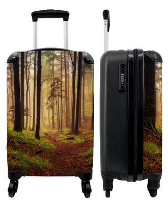 Koffer - Handgepäck - Wald - Natur - Nebel - Bäume - Orange - Kröte - Trolley -