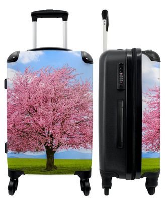 Großer Koffer - 90 Liter - Sakura - Blütenbaum - Frühling - Rosa - Landschaft -