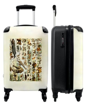 Koffer - Handgepäck - Vintage - Tiere - Wildtiere - Kunst - Illustration - Trolley -