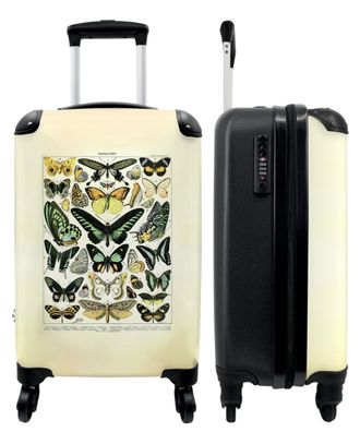 Koffer - Handgepäck - Tiere - Schmetterlinge - Natur - Farben - Trolley - Rollkoffer