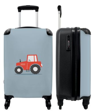 Koffer - Handgepäck - Bauernhof - Traktor - Fahrzeuge - Rot - Jungen - Trolley -