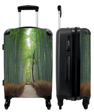 Großer Koffer - 90 Liter - Bäume - Weg - Bambus - Gras - Trolley - Reisekoffer