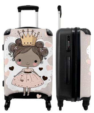 Großer Koffer - 90 Liter - Prinzessinnen - Kleid - Kinder - Mädchen - Trolley -