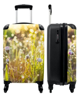 Koffer - Handgepäck - Blumen - Frühling - Pflanzen - Licht - Trolley - Rollkoffer -