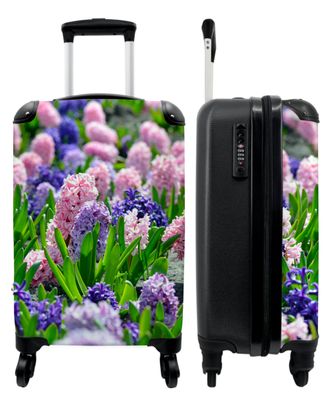 Koffer - Handgepäck - Blumen - Hyazinthe - Rosa - Violett - Botanisch - Trolley -