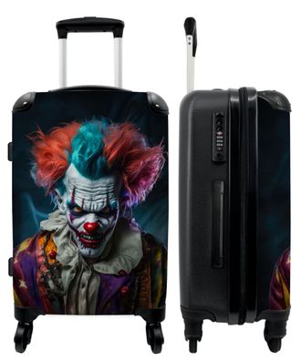 Großer Koffer - 90 Liter - Clown - Make-up - Kostüm - Porträt - Horror - Trolley -