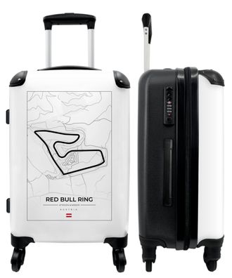 Großer Koffer - 90 Liter - Rennstrecke - F1 - Red Bull Ring - Weiß - Österreich -