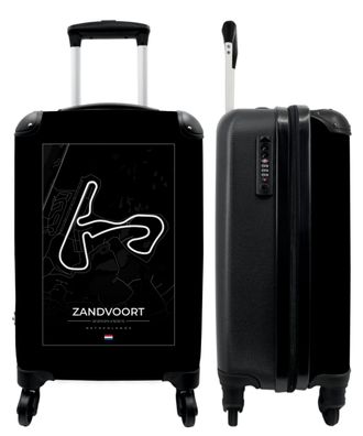 Koffer - Handgepäck - F1 - Rennstrecke - Zandvoort - Niederlande - Schwarz und weiß -