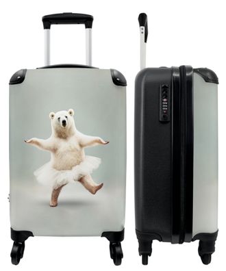 Koffer - Handgepäck - Eisbär - Tutu - Weiß - Porträt - Tiere - Trolley - Rollkoffer -