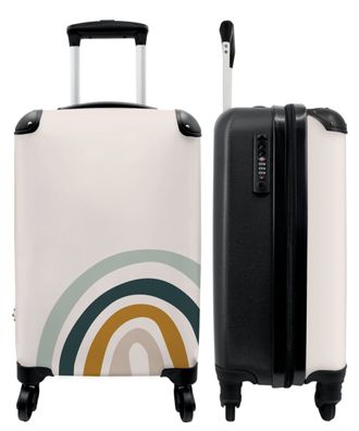 Koffer - Handgepäck - Regenbogen - Design - Pastell - Kinder - Abstrakt - Trolley -
