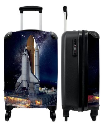 Koffer - Handgepäck - Weltraum - Spaceshuttle - Rakete - Jungen - Trolley -
