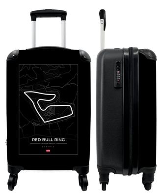 Koffer - Handgepäck - Formel 1 - Red Bull Ring - Rennstrecke - Schwarz und weiß -