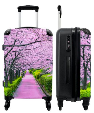 Großer Koffer - 90 Liter - Sakura - Bäume - Kirschblüte - Rosa - Frühling - Trolley -
