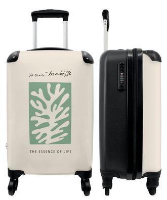 Koffer - Handgepäck - Matisse - Kunst - Grün - Koralle - Abstrakt - Trolley -