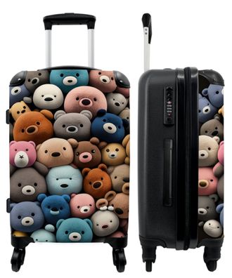 Großer Koffer - 90 Liter - Teddybär - Plüschtier - Tiere - Trolley - Reisekoffer