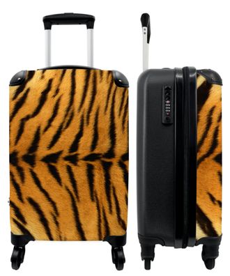 Koffer - Handgepäck - Design - Tigerdruck - Tier - Wildtiere - Trolley - Rollkoffer -