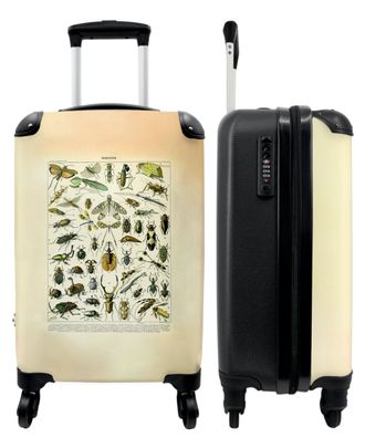 Koffer - Handgepäck - Insekten - Käfer - Vintage - Millot - Kunst - Trolley -
