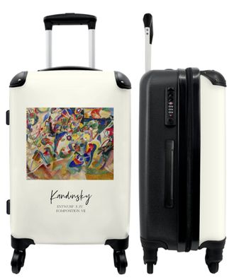 Großer Koffer - 90 Liter - Kunst - Kandinsky - Komposition - Farben - Trolley -