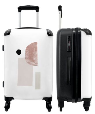 Großer Koffer - 90 Liter - Design - Abstrakt - Formen - Pastell - Trolley -