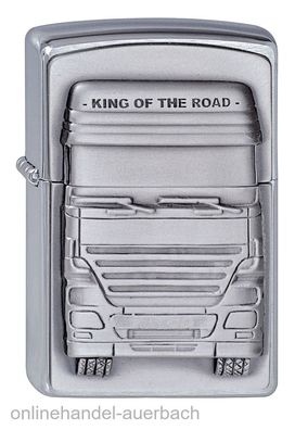 ZIPPO King of the Road Emblem Feuerzeug Benzin Outdoor Survival