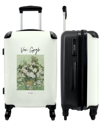 Großer Koffer - 90 Liter - Kunst - Van Gogh - Blumen - Alter Meister - Trolley -